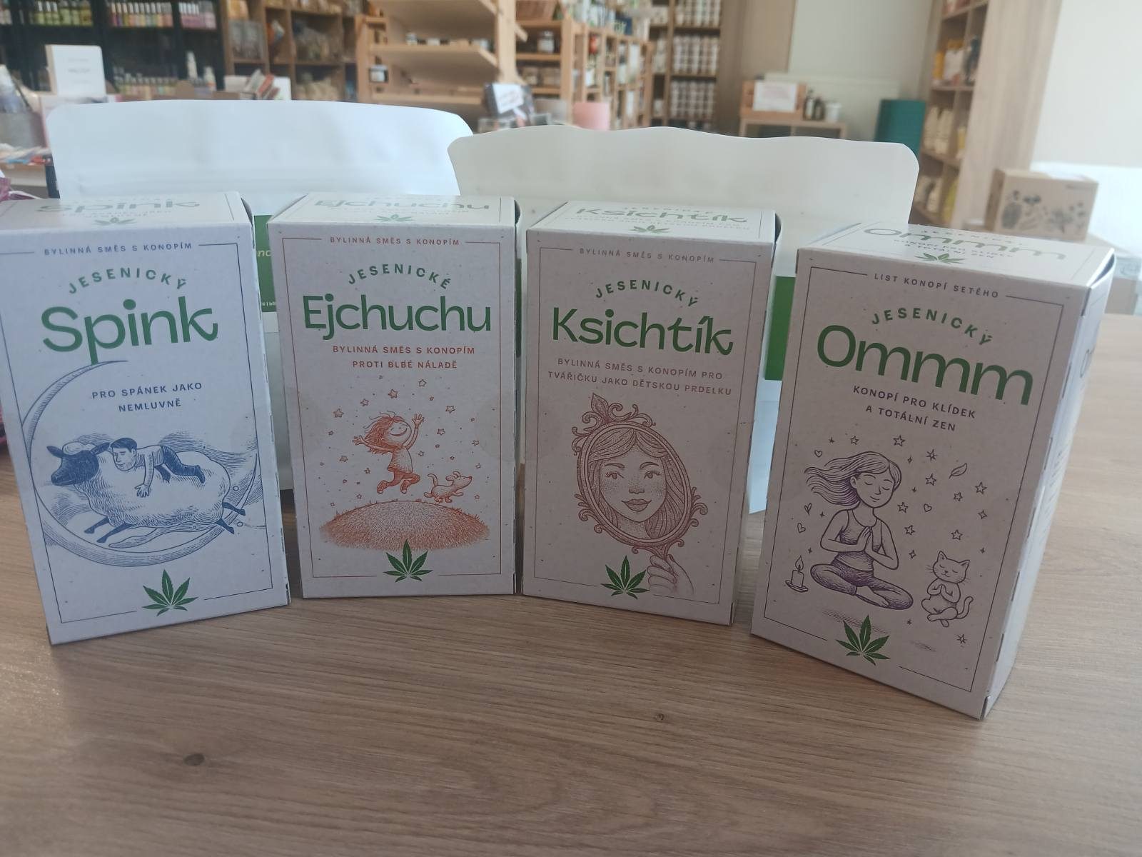 Jesenické bylinné čaje s konopím